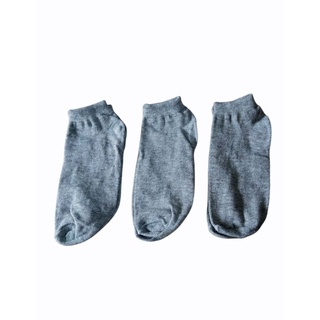 Calcetines gris oscuros solo gris oscuro calcetines cortos gris oscuro tamaño adulto Material suave