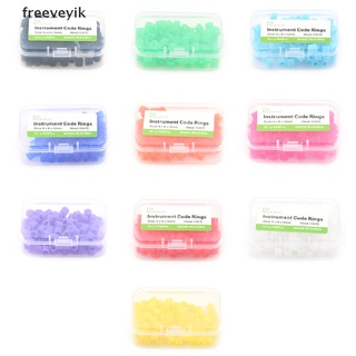 [fre] 100 piezas de pequeño tipo de silicona dental instrumento de código de color anillos opcionales color mx463-3