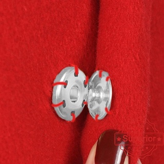 botones de presión, botones de metal a presión, hardware ocultos botones, abrigo de cobre prensa piel letra lana c8t3