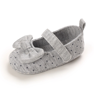 Zapatos de bebé niña encantadora Bowknot antideslizante zapatillas de deporte suela suave zapatos de niño 0-18 meses (9)