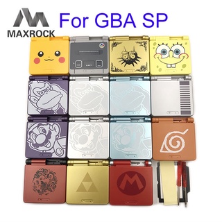 MAXROCK-Carcasa Completa De Repuesto Para Nintendo Gameboy Advance SP Para GBA (1)