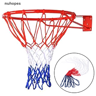 nuhopes - red de baloncesto estándar de nailon, diseño de aro, llanta estándar para soportes de baloncesto mx