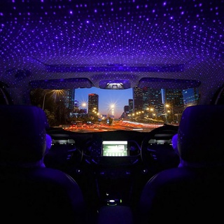 mini led coche techo estrella luz de noche proyector atmósfera galaxia lámpara usb decorativa lámpara ajustable coche decoración interior luz