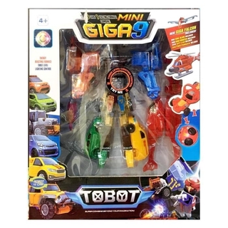 Tobot MINI GIGA 9 COMBINE 9 coches - juguetes de colección infantil ~ dcs968