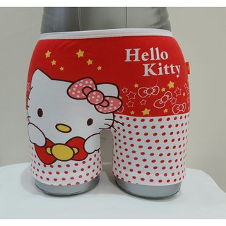 (Hello Kitty 05) pantalones cortos de boxeador para niñas - rojo