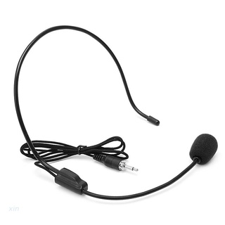 XI Micrófono Con Cable De 3.5 Mm Amplificador De Voz Auriculares Estudio Conferencia Altavoz