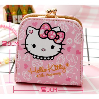 Hello Kitty monedero cambio monedero caso de dibujos animados titular KT Mini cartera ASD201 (4)