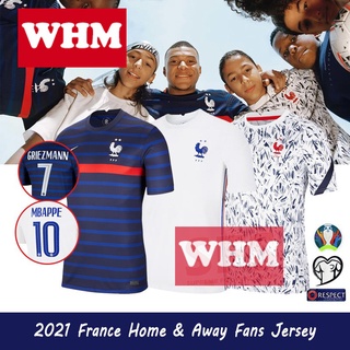 [WHM]camiseta de fútbol de alta calidad 2020-21 francia en casa/camiseta de fútbol S-4XL