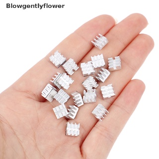 blowgentlyflower 20pcs 6.5x6.5x3.5mm aluminio rhs-01 mos disipador de calor radiador chipset enfriador de memoria bgf