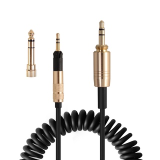 Auriculares spt cable de resorte de Audio Compatible con accesorios de auriculares ATH-M50X/M70x/HD598/HD518/HD558/HD549/HD569
