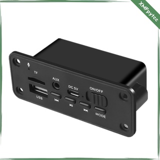 [XMFPYTCC] USB Decoder Board, 5V Bluetooth Module, AUX Audio Module Player, FM Radio w/ Power Amplifier, 2 x 3W Support MP3 USB TF