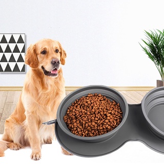 Mascotas alimentos cuenco de alimentación de agua de silicona para perros cuenco de prevención de asfixia