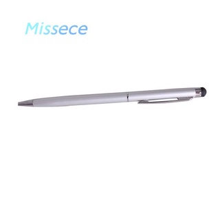 Missece Touch Stylus puntero para iPhone 3G 3GS 4G iPad 2 HTC Silver capacitivo LPE7