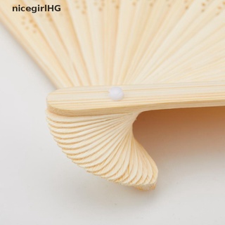 [NicegirlHG] Chinese Style Hand Held Fan Bamboo Paper Folding Fan Party Wedding Decor Recommended (6)