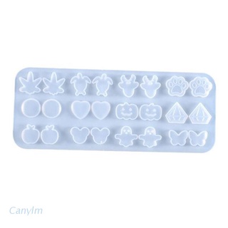 Canylm - molde de resina epoxi para orejas, silicona, manualidades, joyería, herramienta