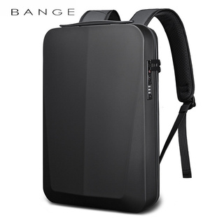 BANGE NEW Shell Design Anti-thief TSA Lock hombres mochila impermeable 15.6 pulgadas portátil bolsa de hombre bolsa de viaje con carga USB