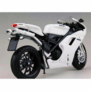 Escala 1:12 Ducati 1198 escala Diecast modelo de motocicleta juguete Diecast
