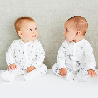 Next Nenbron baby Boys mamelucos Snug Fit Footed algodón Pajamas largas sleeve estampado de caricaturas lindos baby clothes (1)