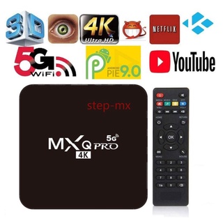 step Nova Caixa De Tv 5g Mxq Pro 4k 4gb + 64gb Android Ultra Hd Caixa De Tv Android 10.1 Jogador 3d Caixa Smart TvSuitable for computers Movies Games