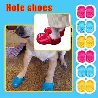 Zapatos de perro para mascotas, transpirables, de malla suave, sandalias para perros con suela antideslizante, adorables, ajustables, cómodos (1)