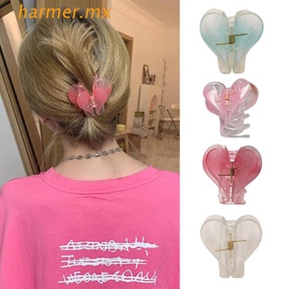 har1 corazón diseñado garras de pelo clips de pelo colorido garra de pelo para mujeres niña decoraciones