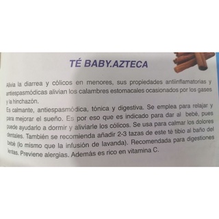 CBA Te Baby Azteca 25 sobres. (6)
