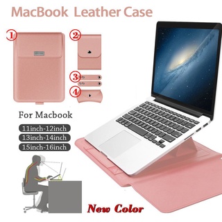 YL Bienes de Spot-Funda de Piel Sintética Para Macbook air Pro 13 15 Notebook , 11 12 13.3 15.4 Pulgadas , Color Rosa (1)