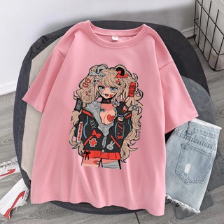 Japón Vintage Anime De Dibujos Animados Camiseta Ropa Gótica Streetwear Impresión Suelta Tops (9)