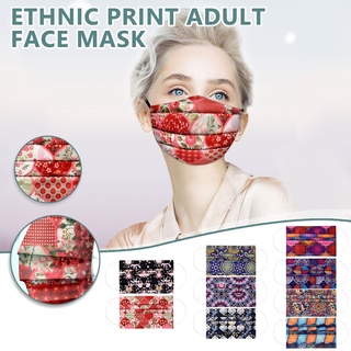 Adult Cartoon Ethnic Style Disposable Mask Printing Adult Men And Women Three(dfgy456gy.mx)