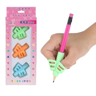 portátil 3 unids/set niños porta lápices pluma escritura ayuda agarre postura corrección herramienta