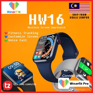 🙌 HW16 Smartwatch Wearfit Pro IWO Smartwatch Fitness Tracker serie 6 (soporte Android/iOS) llamada Bluetooth pantalla completa 8kwB