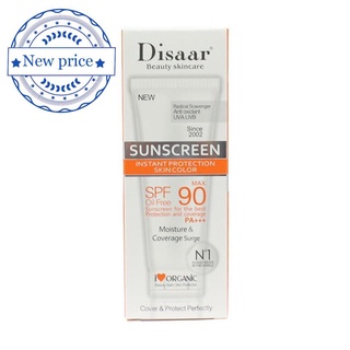 Disaar SPF 90+ crema solar hidratante protector solar crema W9T2