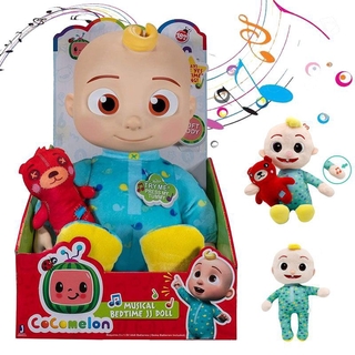 Original CoComelon Musical hora de acostarse JJ muñeca cuerpo de peluche niños dormir acompañar juguetes regalos