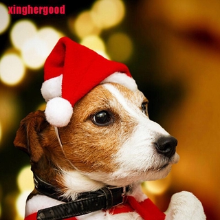 Gorro Xinghergood De santa claus Para mascotas pequeñas/Cachorro/Gato navideño (1)