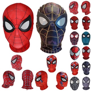 Adulto Y Niños Múltiples Estilos Spiderman Spider Man Miles Morales Máscara Elástica Disfraz Cosplay