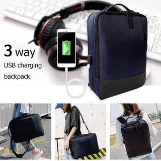 [en venta] mochila para portátil antirrobo carga USB multifunción mujeres hombres bolso de hombro