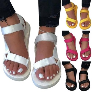 mujer hebilla correa sandalias suave antideslizante zapatos de playa ligero para el verano