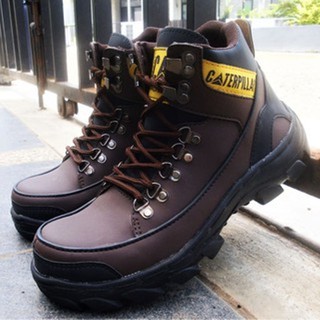 Zapatos de seguridad TRAKING CATERPILLAR ARGON cuero PU botas de seguridad de los hombres de trabajo de campo de trabajo