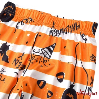 ni-halloween familia pijamas de coincidencia, de manga larga tops con cintura elástica (9)