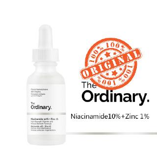 The Ordinary confiable la niacinamida ordinaria 10% + Zinc 1% 30ml