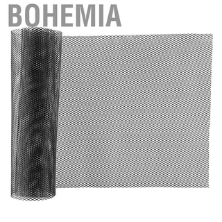 Bohemia 3x6mm aleación de aluminio rejilla de malla de coche rejilla cuerpo parachoques parrilla rombica Universal