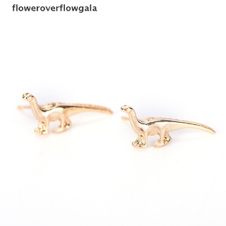 floweroverflowgala - juego de 3 pares de aretes de animal, dinosaurio, metal, boda, joyería, pendientes ffl