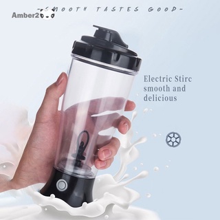 recargable eléctrico portátil proteína en polvo coctelera botella mezclador-amb