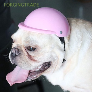 forgingtrade elegantes cascos de perro fresco mascotas suministros deshacerse gorra motocicletas moda al aire libre protección de seguridad gato sombrero