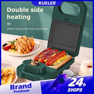 sandwich maker waffle maker inteligente de sincronización de control de temperatura tostadora donut hogar multifuncional olla pan maker