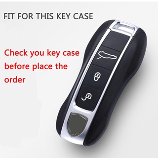 Pc+tpu llave de coche cubierta caso shell fob para Porsche Cayenne Macan 911 Boxster caimán Panamera llave caso de coche accesorios (6)