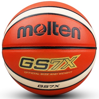 g series molten gs7x baloncesto resistente al desgaste antideslizante absorción de humedad material de la pu estudiante baloncesto 7 tamaño entrega rápida