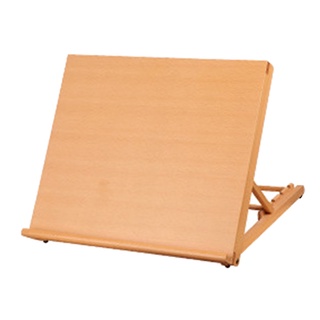 [facaishu] ajuste altura de madera escritorio mesa caballete, madera de haya premium tablero de dibujo de madera maciza artista caballete tabla de bocetos - lienzo