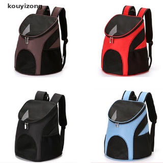 [kouyi2] mochila plegable de malla para mascotas, transpirable, perro, gato, gran capacidad al aire libre, mx31