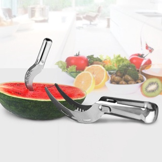 qkc] Stainless Steel Watermelon Corer Slicer Cutter Server Divider Slitting/Cutting